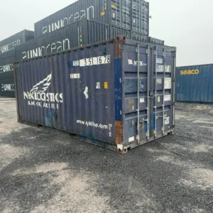 Contentor Marítimo 20 pés (6m) DV Azul – Usado 351167-8