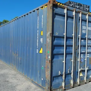 Contentor Marítimo 40 pés (12m) HC Azul – Usado 484657-3