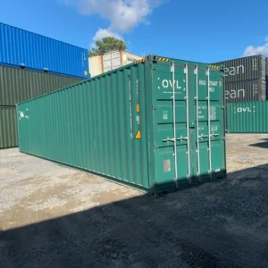 Contentor Marítimo 40 pés (12m) HC Verde – Novo 250687-5