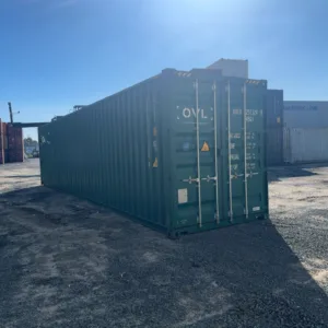 Contentor Marítimo 40 pés (12m) HC Verde – Novo 251329-9