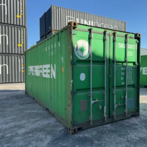 Contentor Marítimo 20 pés (6m) DV Verde – Usado 608837-8
